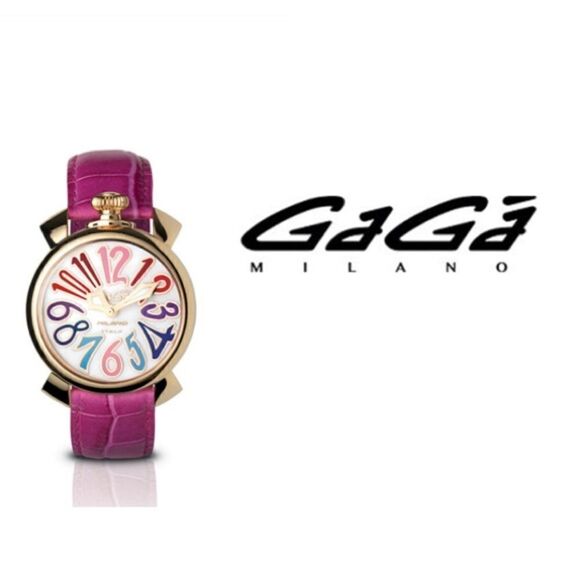 GaGa Milano 40mm Rose Gold Plated Multi-Colour Wristwatch - Picture 16 of 16